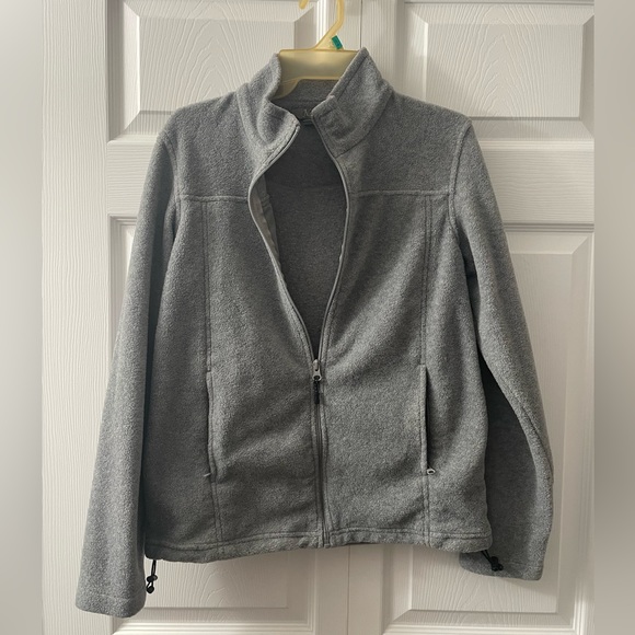 Naturals Jackets & Coats Womens Grey Zip Up Jacket Poshmark